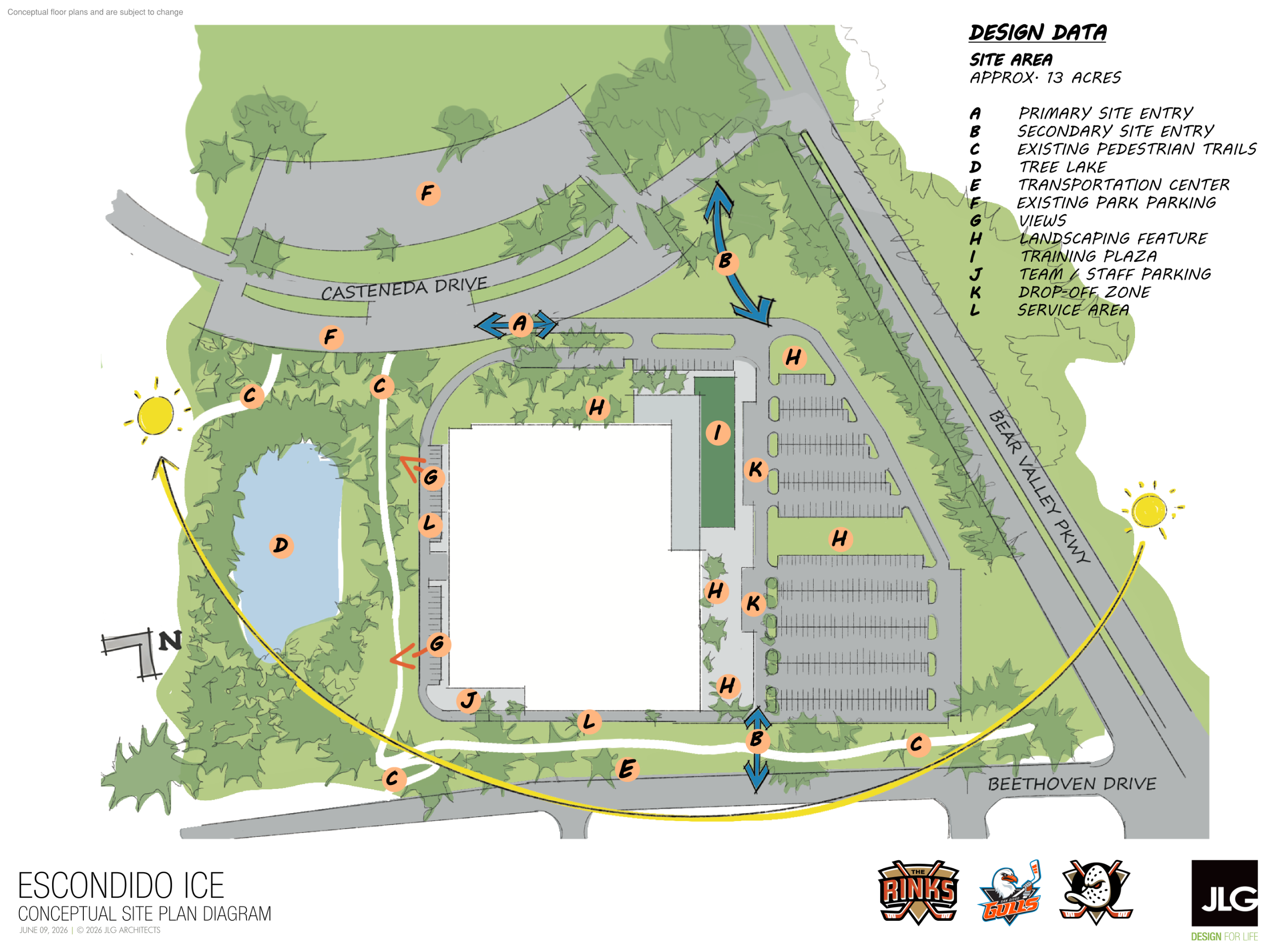 Conceptual Site Plan Aerial View